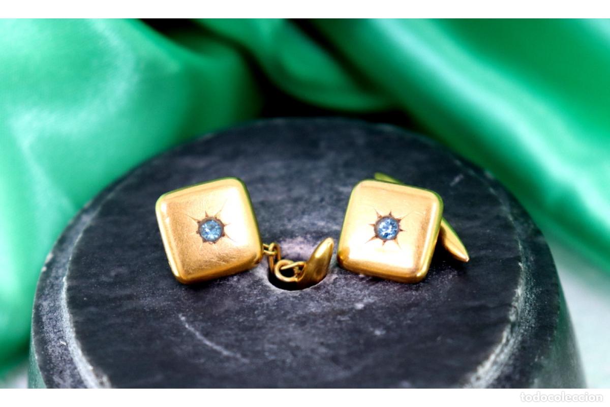 Joyeria: Gemelos de oro de 19,2 quilates - Foto 3