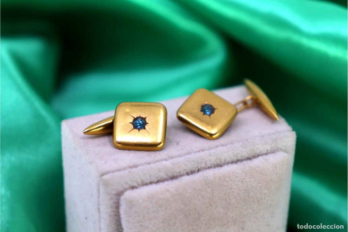 Joyeria: Gemelos de oro de 19,2 quilates - Foto 4
