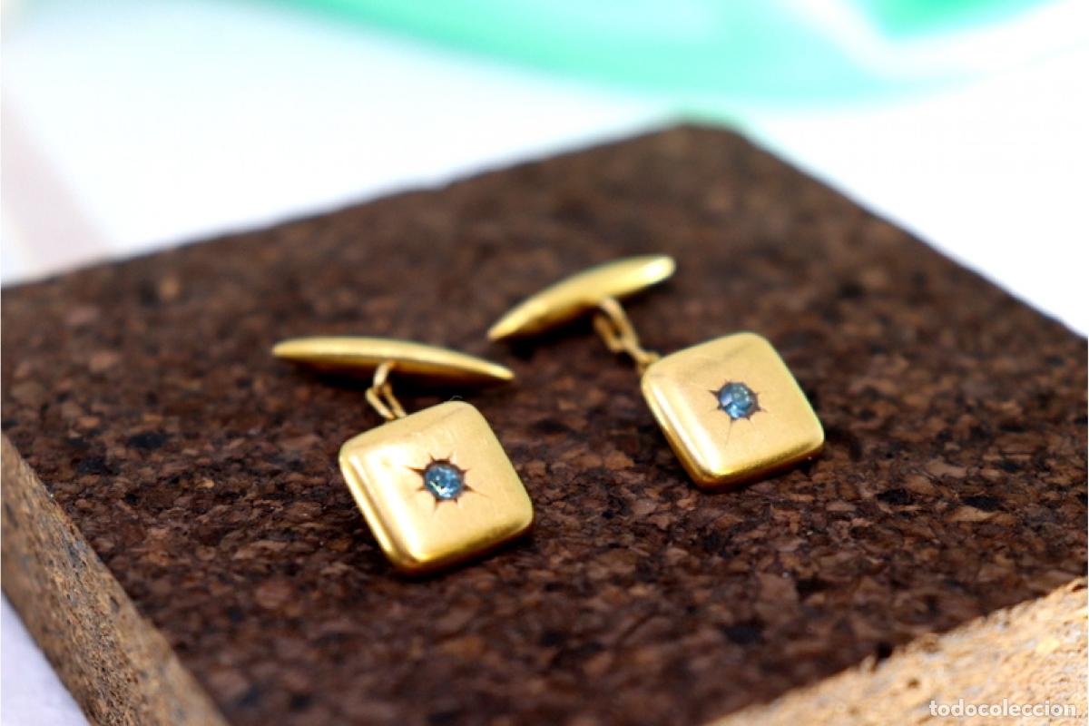 Joyeria: Gemelos de oro de 19,2 quilates - Foto 6