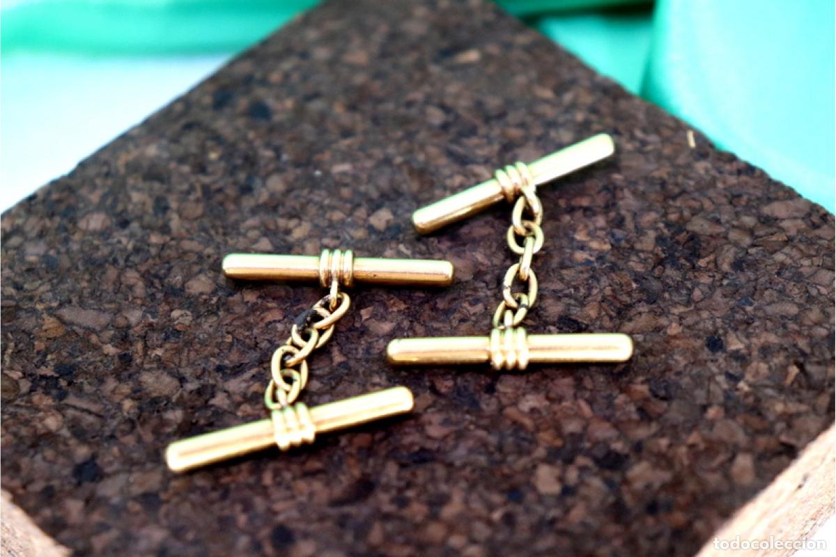 Joyeria: Gemelos de oro de 19,2 quilates - Foto 2