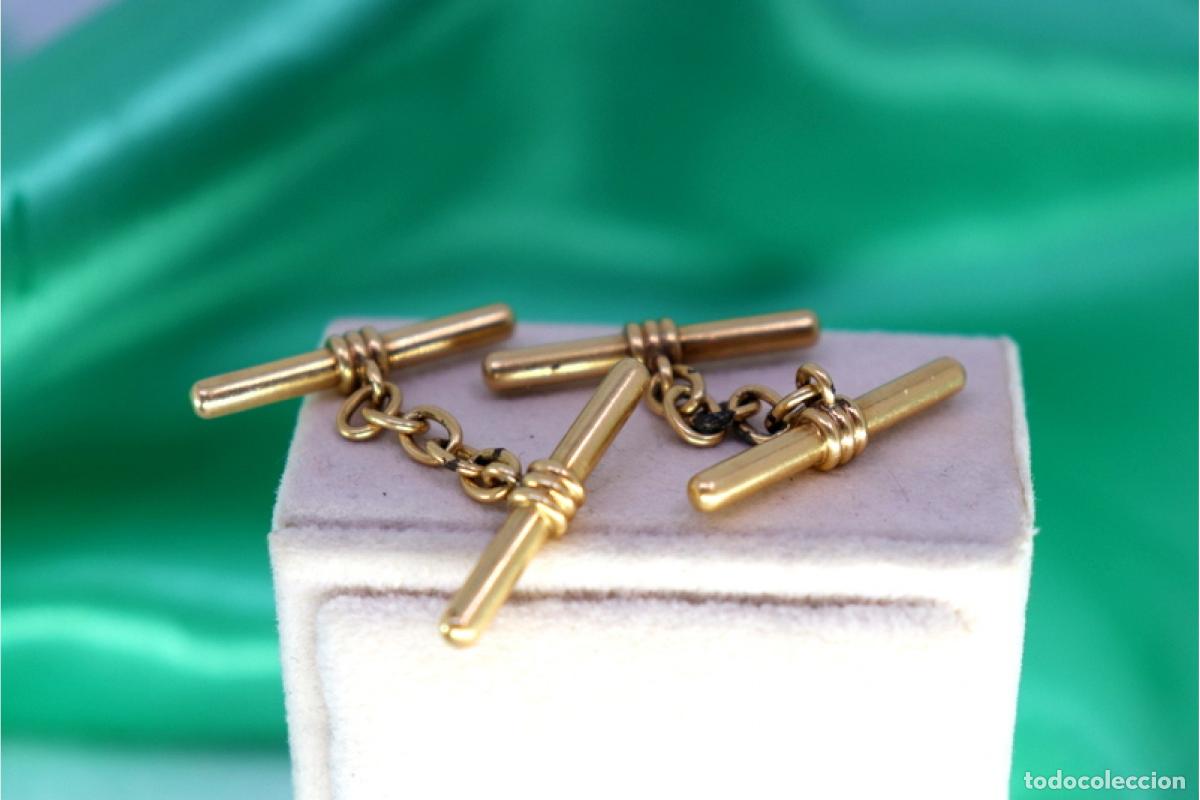 Joyeria: Gemelos de oro de 19,2 quilates - Foto 5