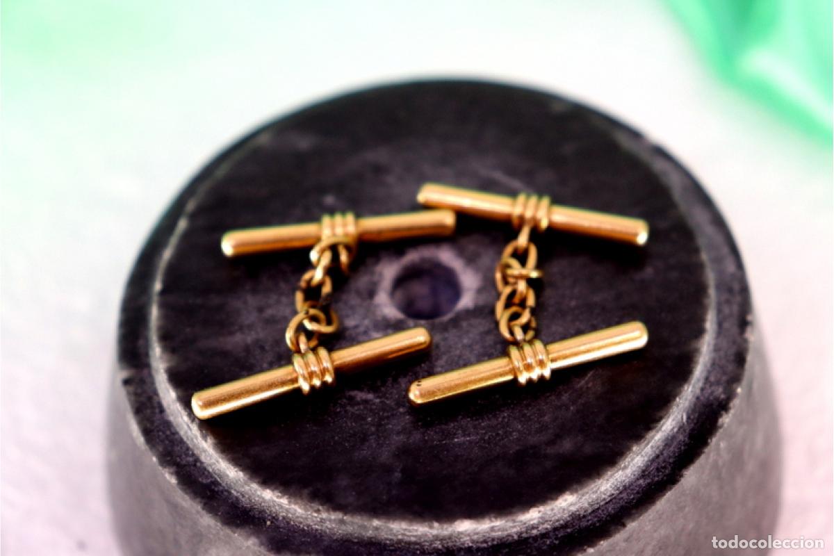 Joyeria: Gemelos de oro de 19,2 quilates - Foto 1