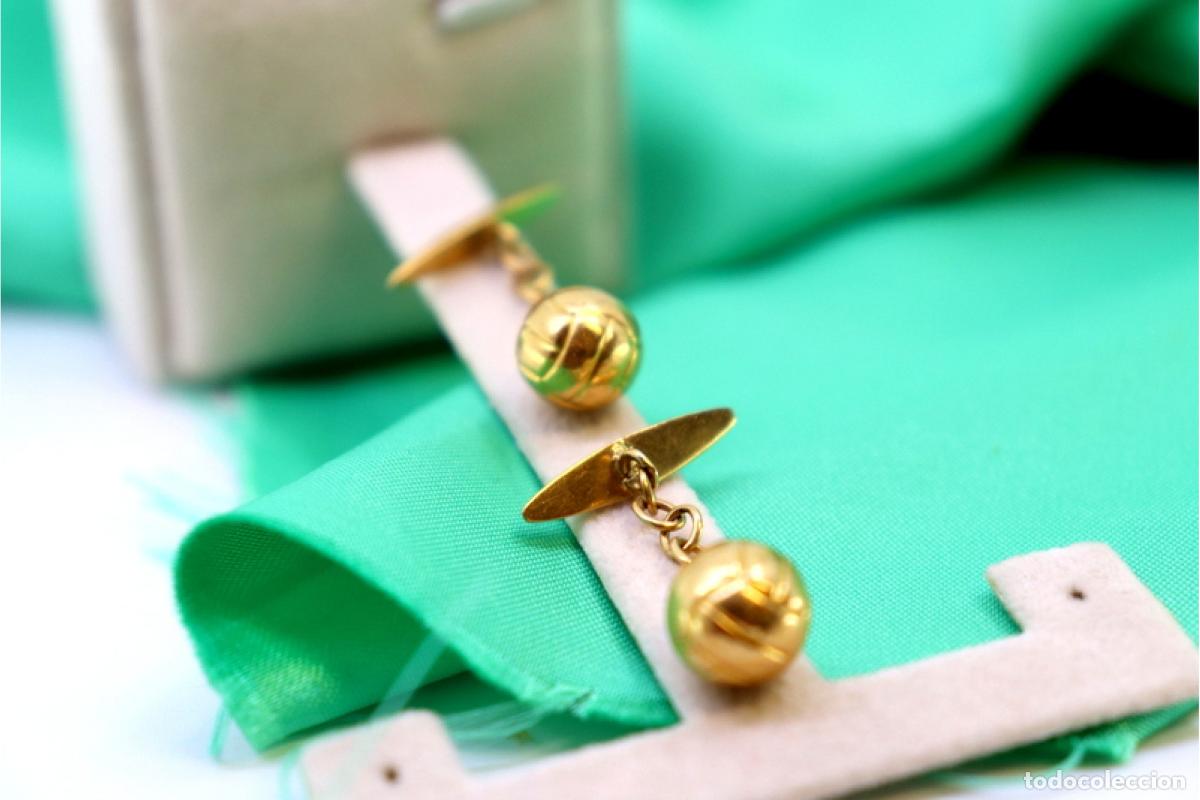 Joyeria: Gemelos de oro de 19,2 quilates - Foto 5