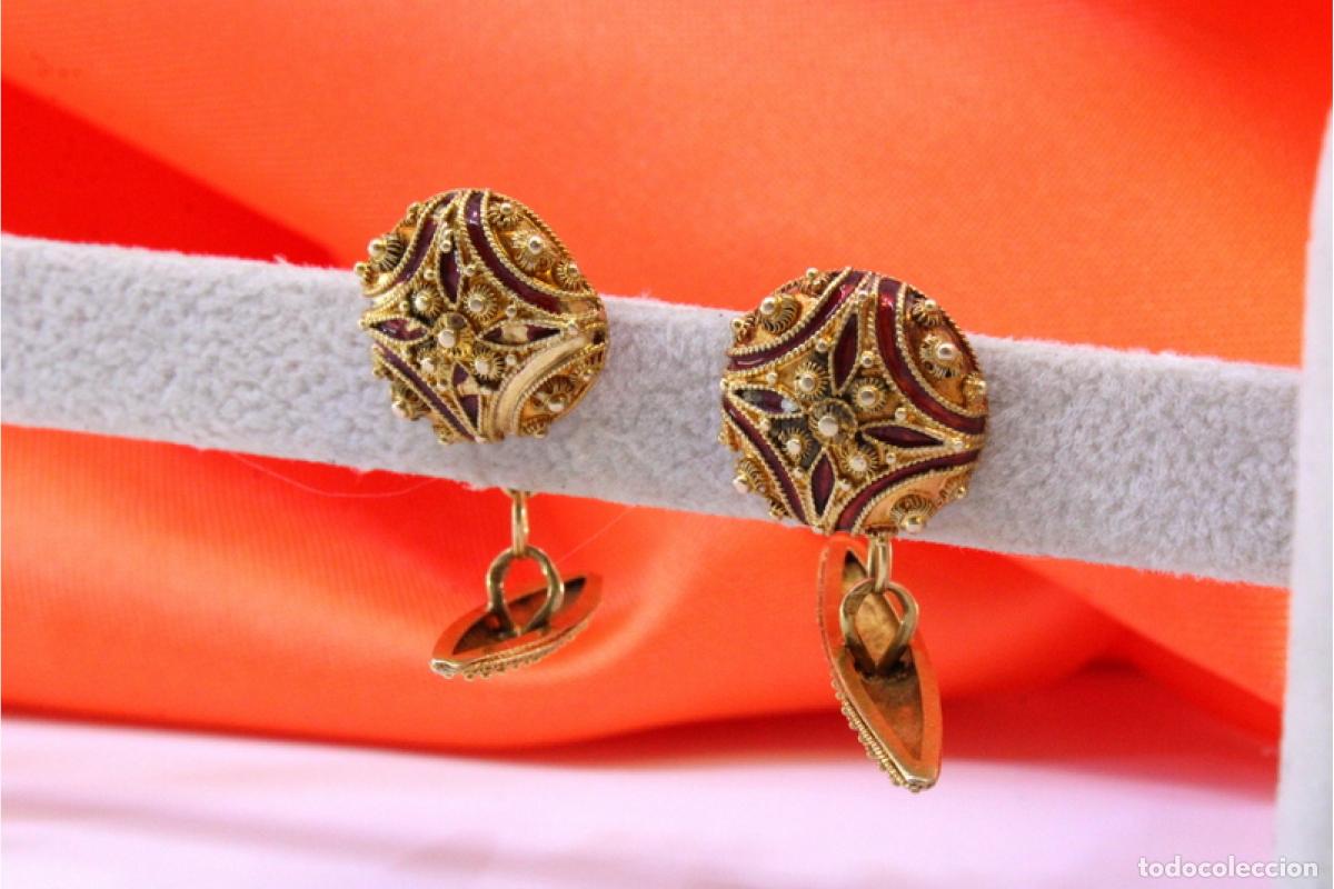 Joyeria: Gemelos de oro de 19,2 quilates - Foto 6