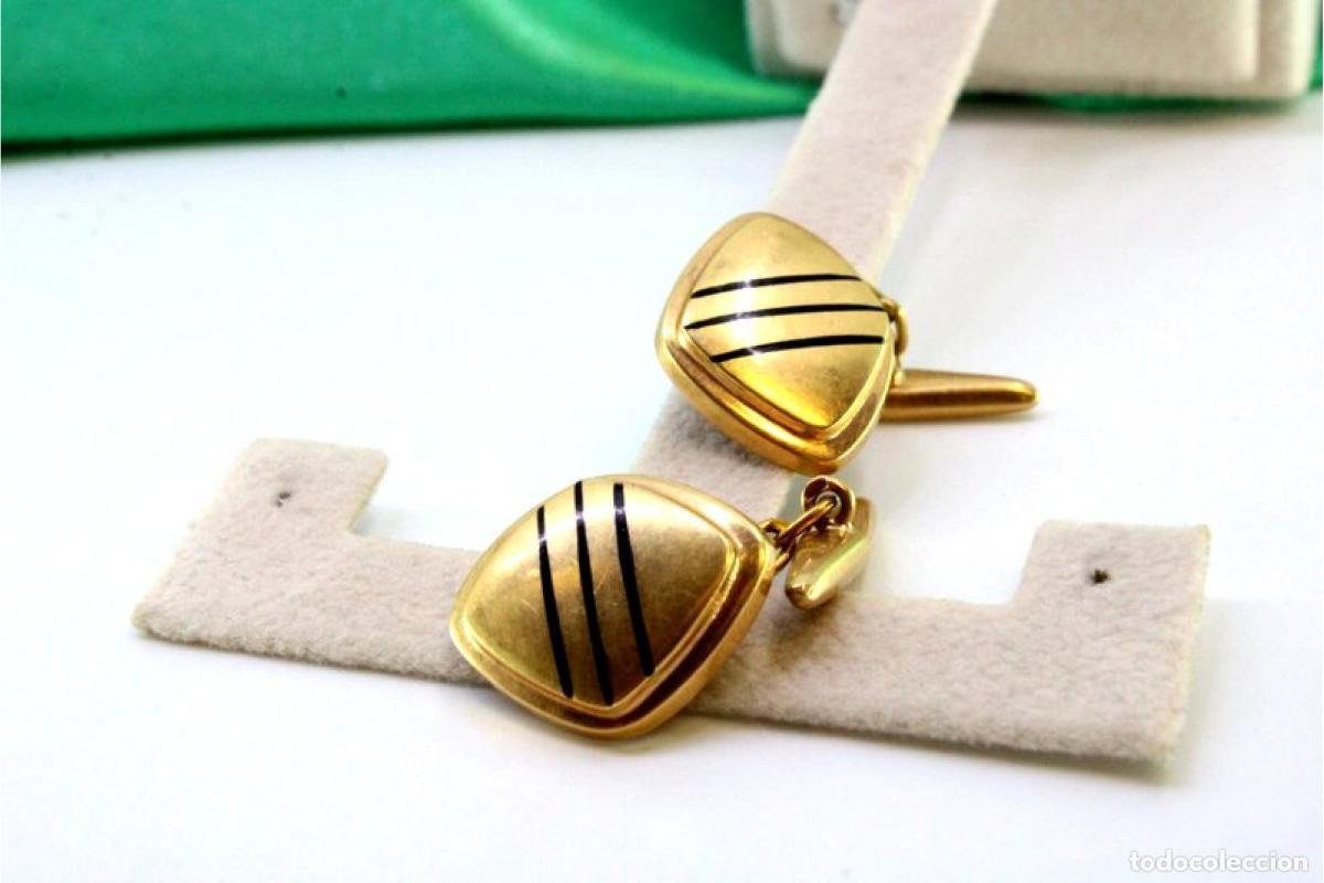 Joyeria: Gemelos de oro de 19,2 quilates - Foto 3