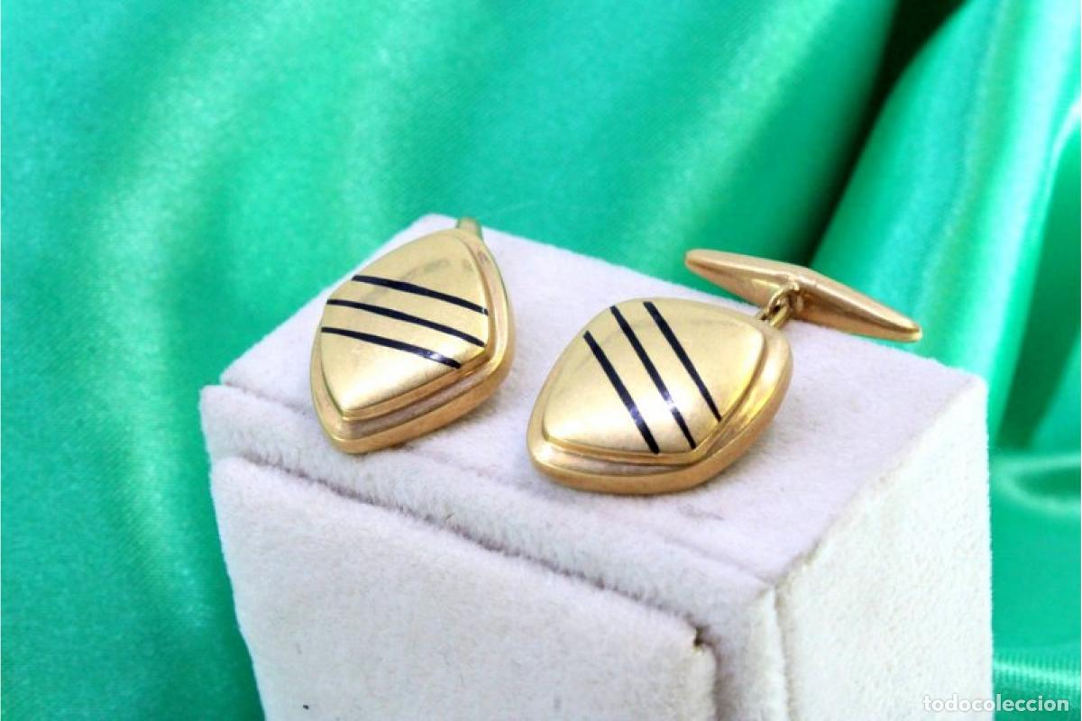 Joyeria: Gemelos de oro de 19,2 quilates - Foto 4
