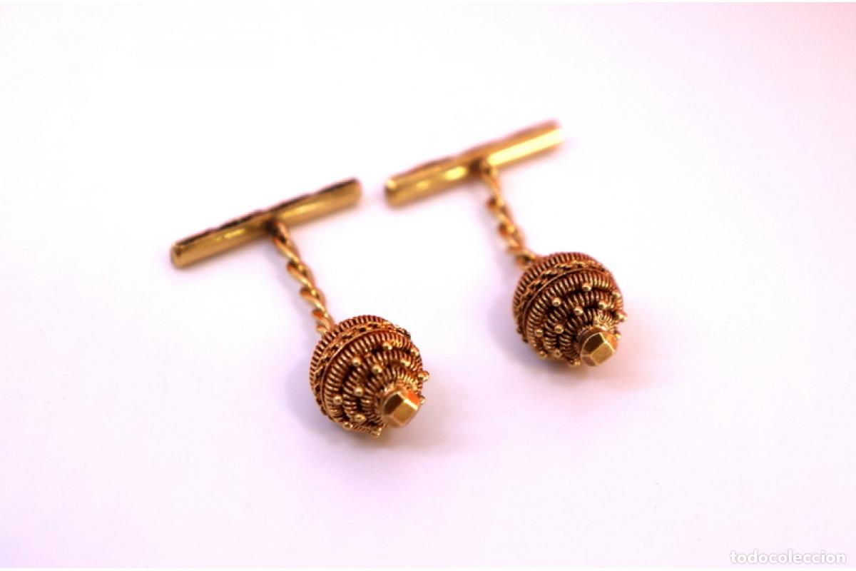Joyeria: Gemelos de oro de 19,2 quilates - Foto 5