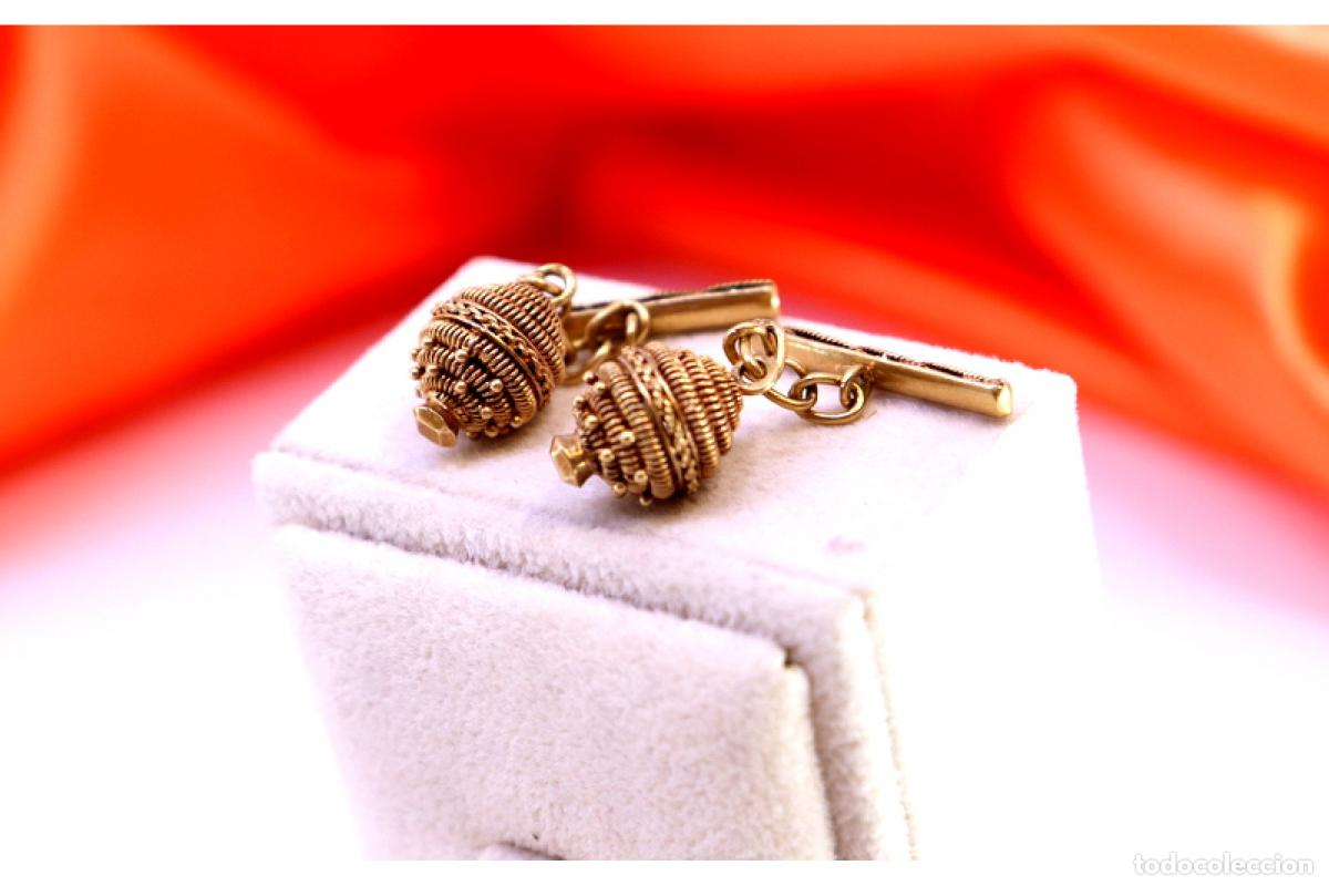 Joyeria: Gemelos de oro de 19,2 quilates - Foto 1