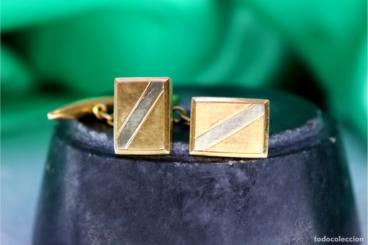 Joyeria: Gemelos de oro de 19,2 quilates - Foto 6