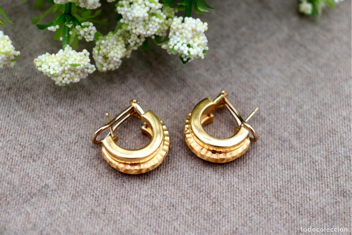 Joyeria: Pendientes de oro de 18 quilates - Foto 2