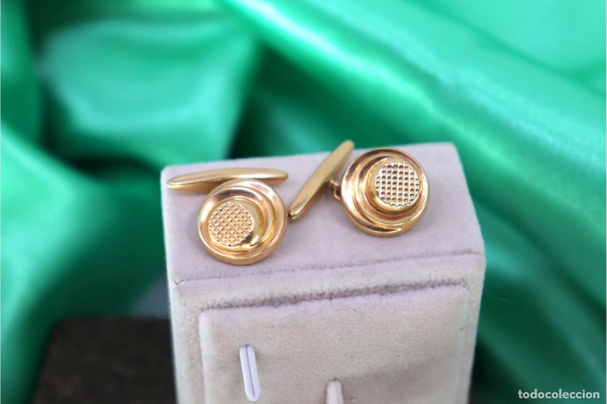 Joyeria: Gemelos de oro de 19,2 quilates - Foto 3
