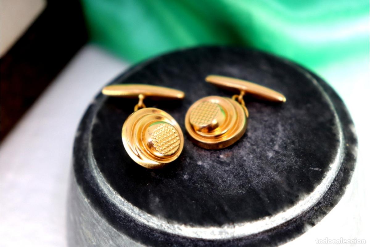 Joyeria: Gemelos de oro de 19,2 quilates - Foto 4