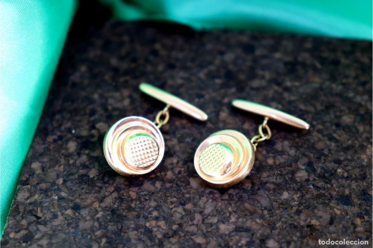 Joyeria: Gemelos de oro de 19,2 quilates - Foto 6