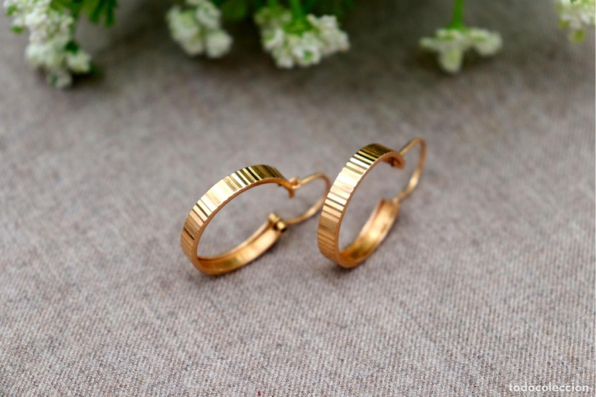 Joyeria: Pendientes en Oro de 19,2K - Foto 3