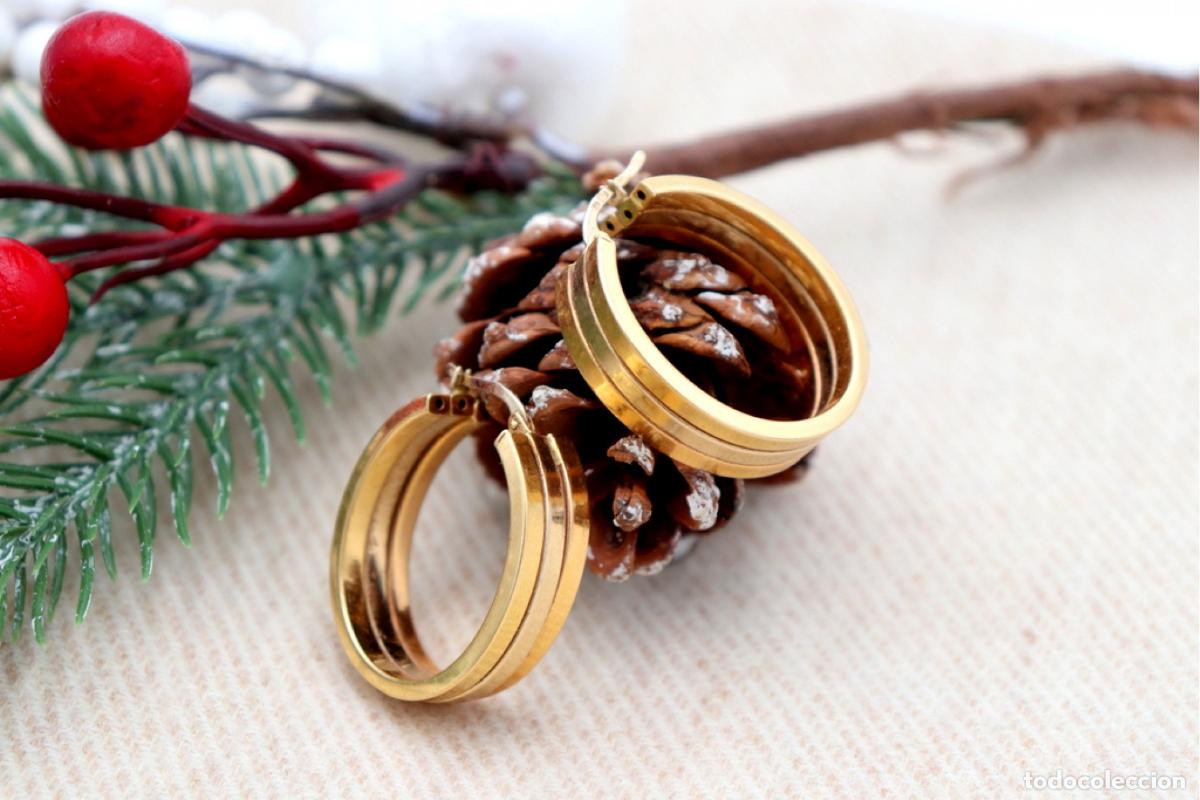 Joyeria: Pendientes en Oro de 19,2K - Foto 3