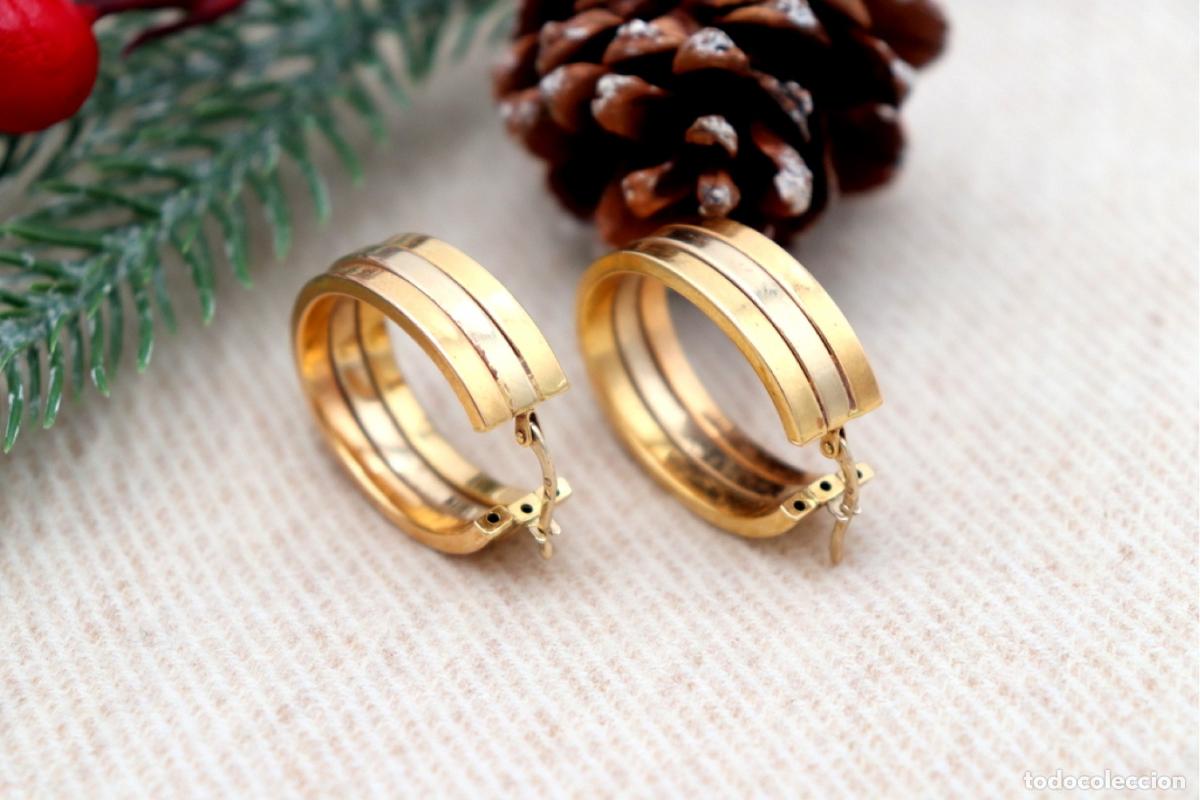 Joyeria: Pendientes en Oro de 19,2K - Foto 4