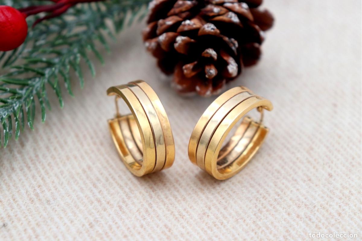 Joyeria: Pendientes en Oro de 19,2K - Foto 6
