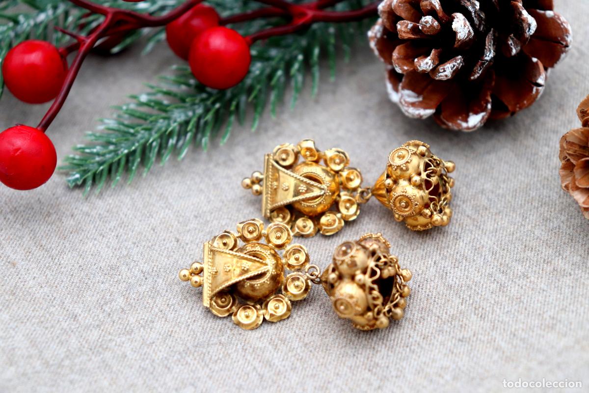 Joyeria: Pendientes en Oro de 19,2K - Foto 3