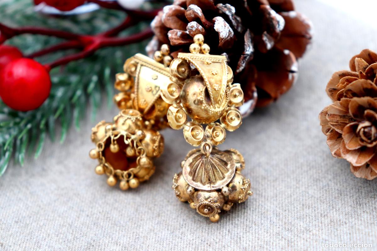 Joyeria: Pendientes en Oro de 19,2K - Foto 4