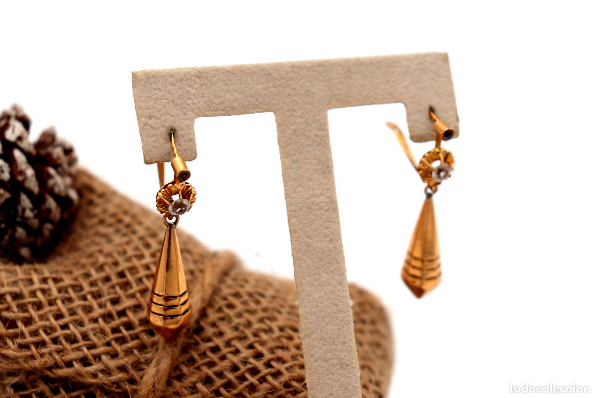 Joyeria: Pendientes en Oro de 19,2K - Foto 3