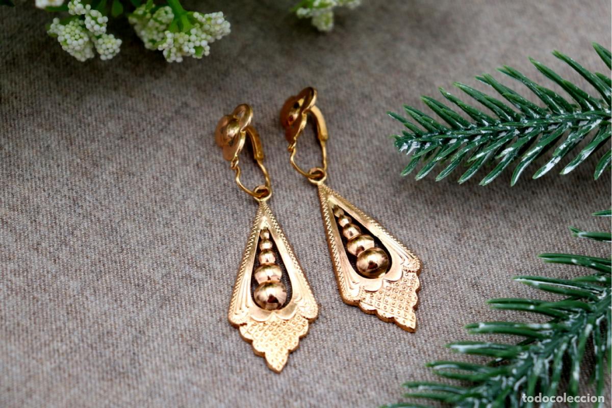 Joyeria: Pendientes en Oro de 19,2K - Foto 2