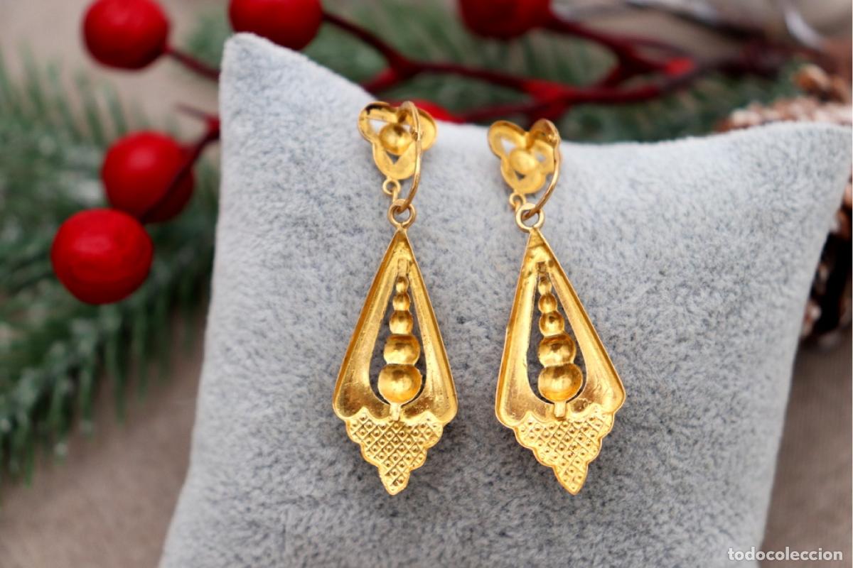Joyeria: Pendientes en Oro de 19,2K - Foto 3