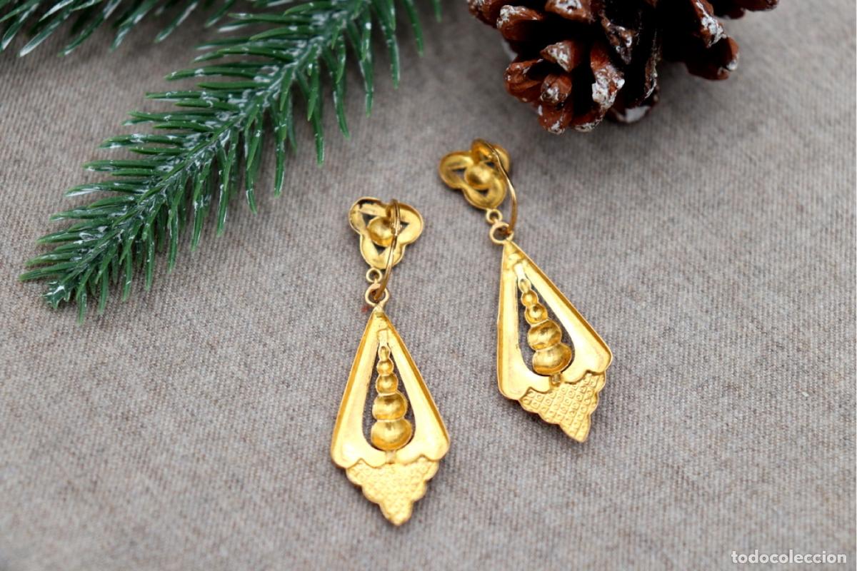 Joyeria: Pendientes en Oro de 19,2K - Foto 4
