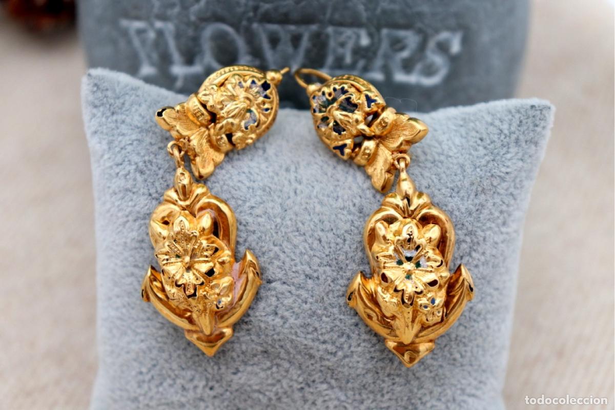 Joyeria: Pendientes en Oro de 19,2K - Foto 3