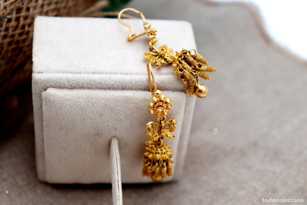 Joyeria: Pendientes en Oro de 19,2K - Foto 3
