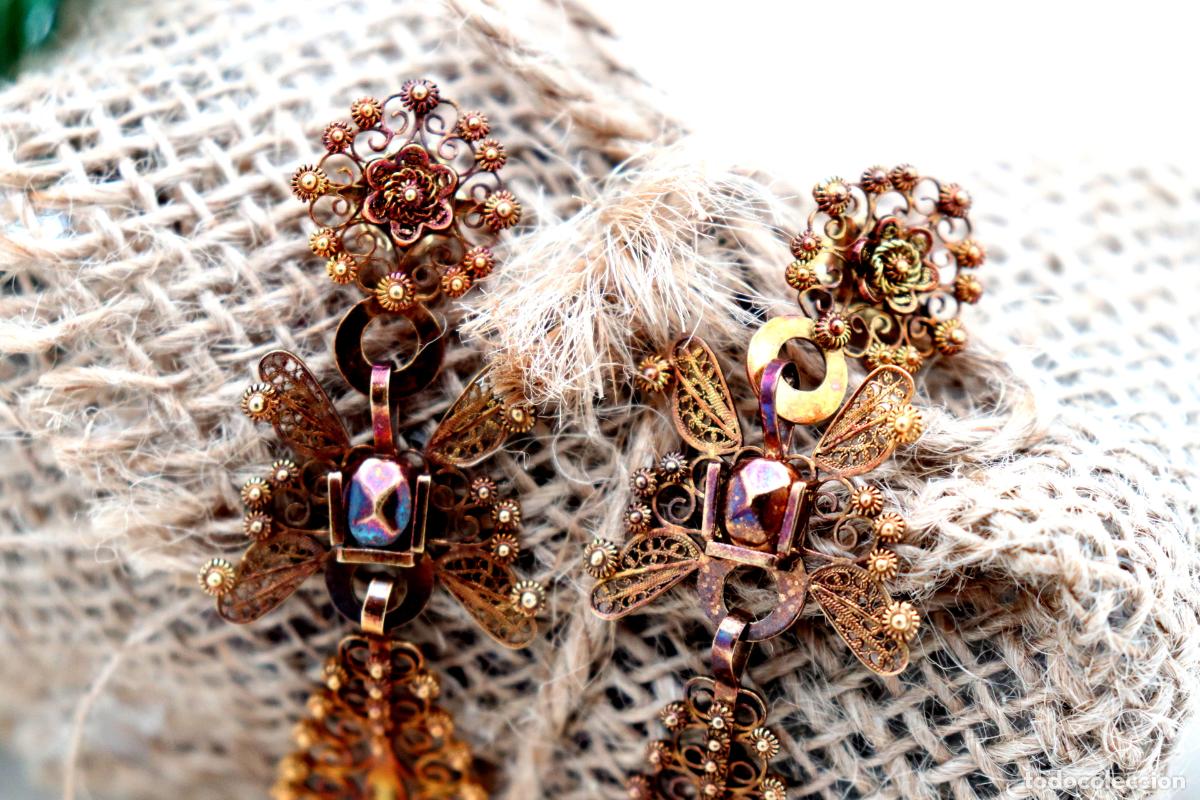 Joyeria: Pendientes en Oro de 19,2K - Foto 3