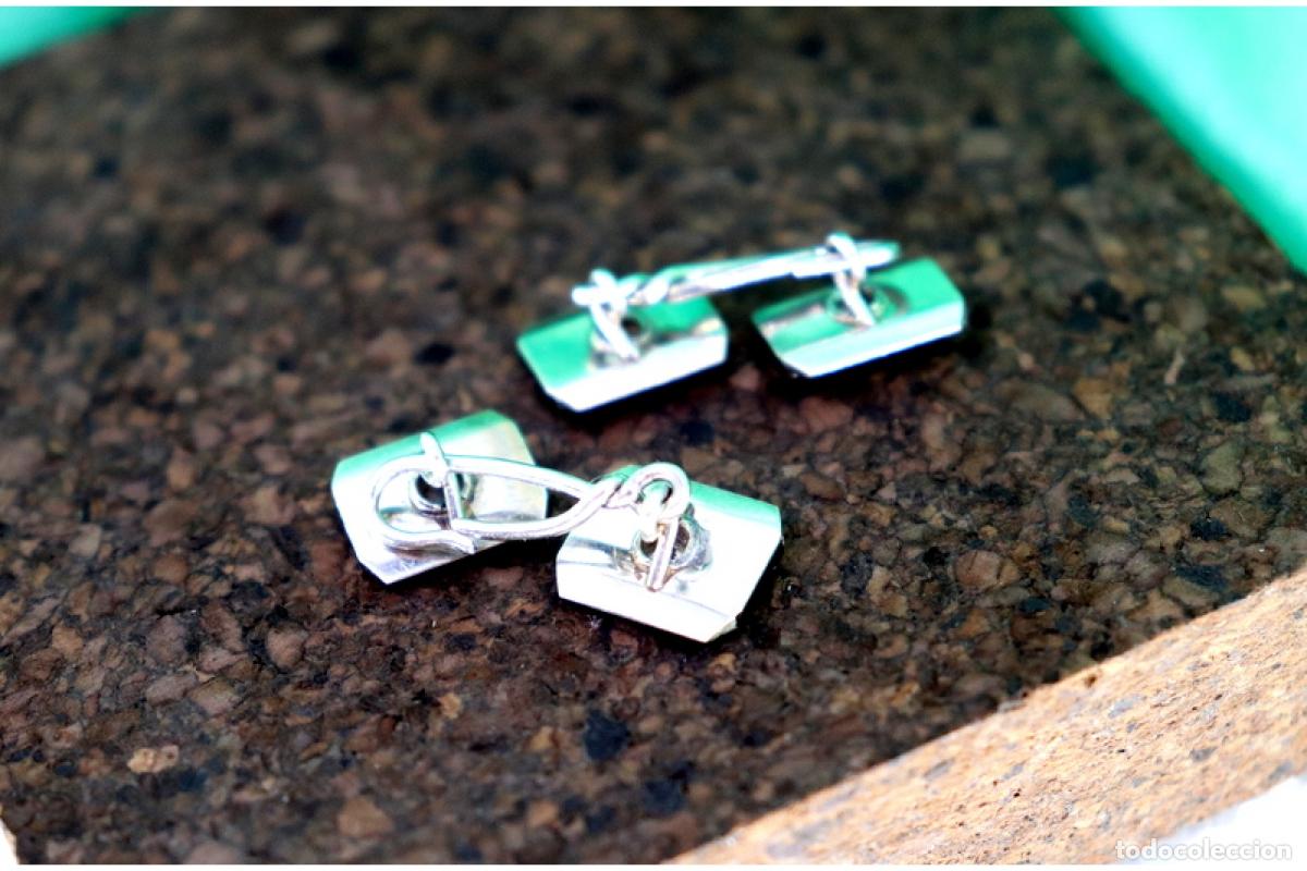 Joyeria: Gemelos en platino, &oacute;nix y diamantes. - Foto 4