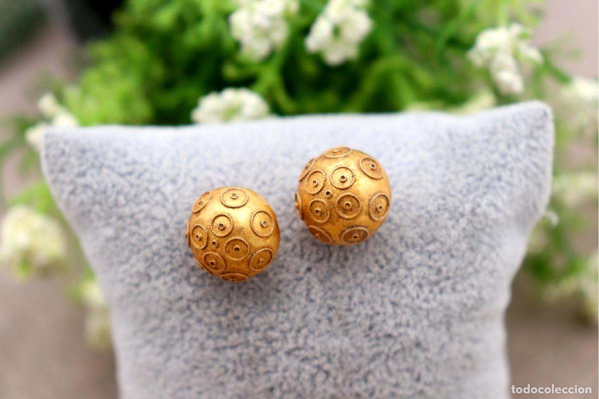 Joyeria: Pendientes en Oro de 19,2K - Foto 6