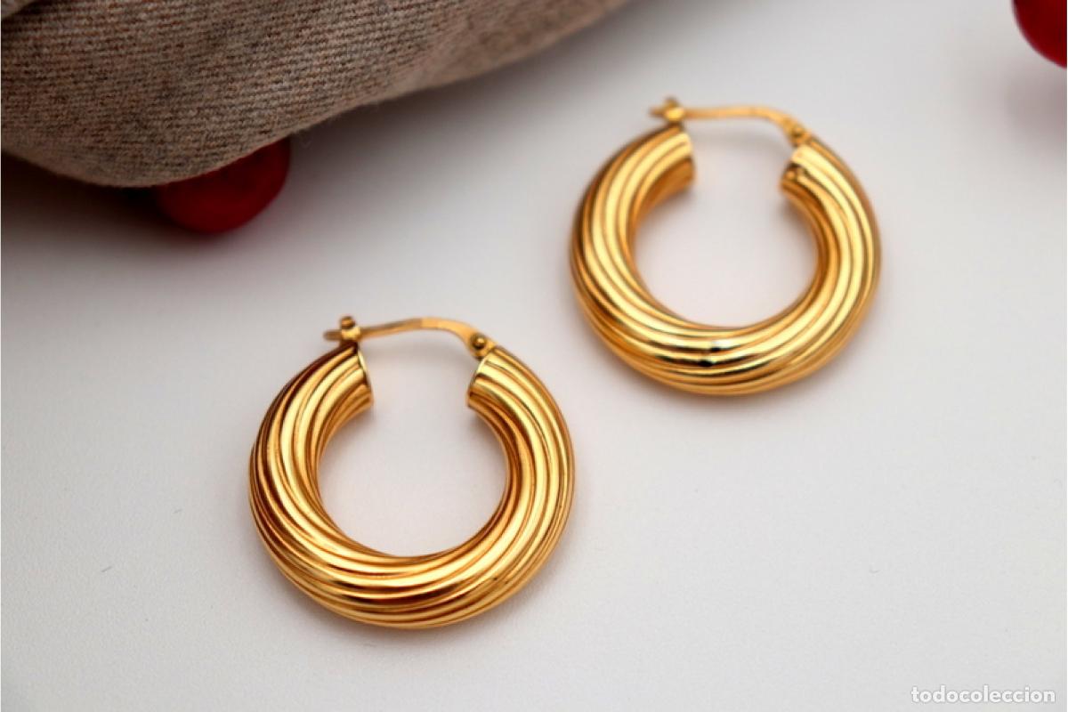 Joyeria: Pendientes en Oro de 19,2K - Foto 6