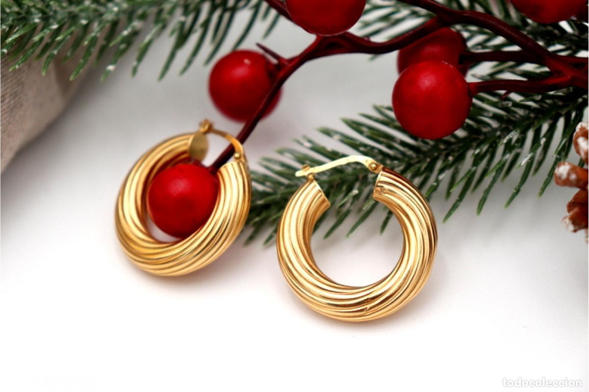Joyeria: Pendientes en Oro de 19,2K - Foto 7