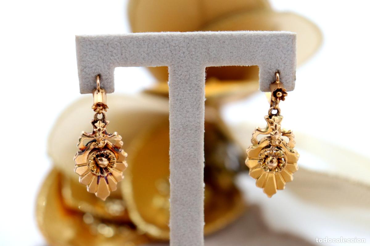 Joyeria: Pendientes en Oro de 19,2K - Foto 3