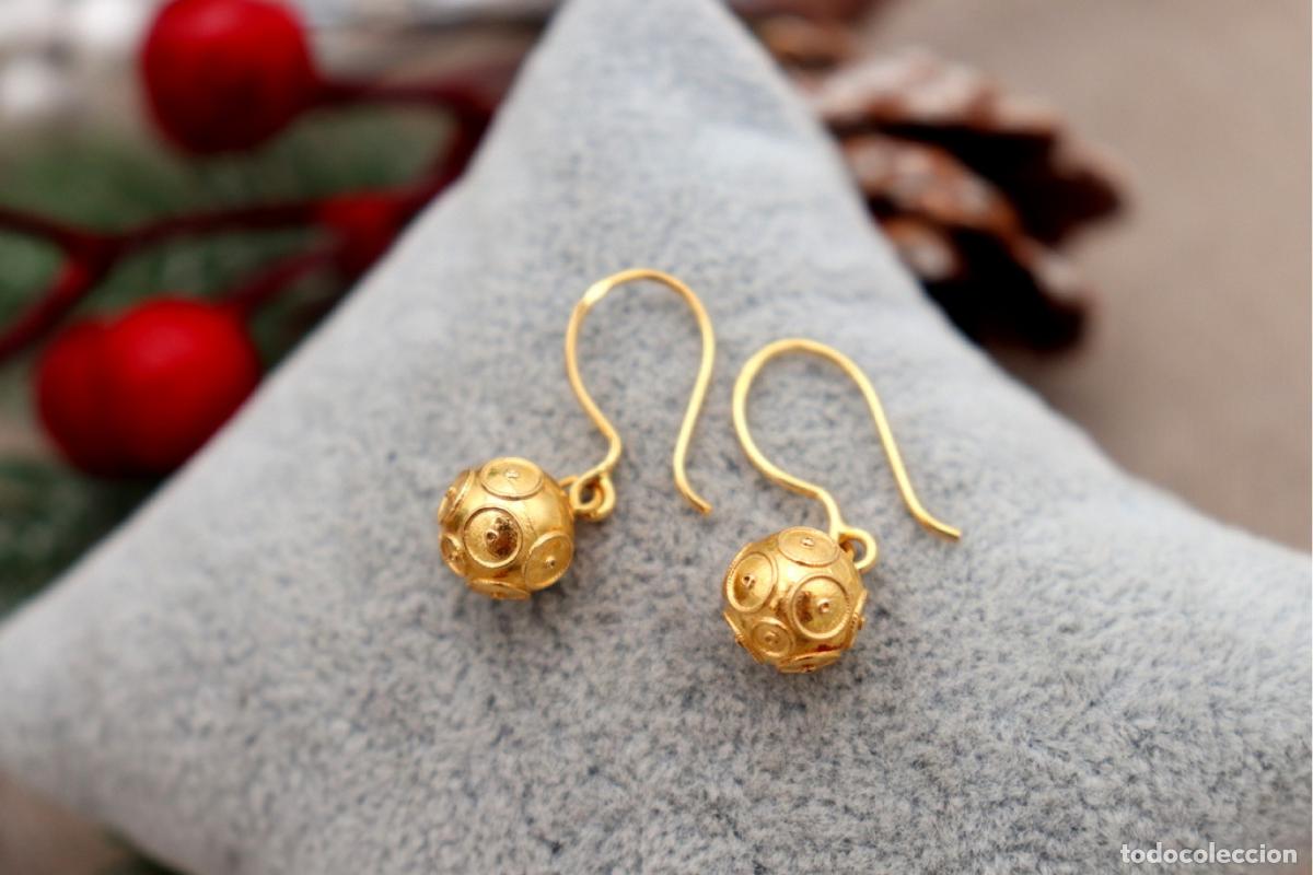 Joyeria: Pendientes en Oro de 19,2K - Foto 3