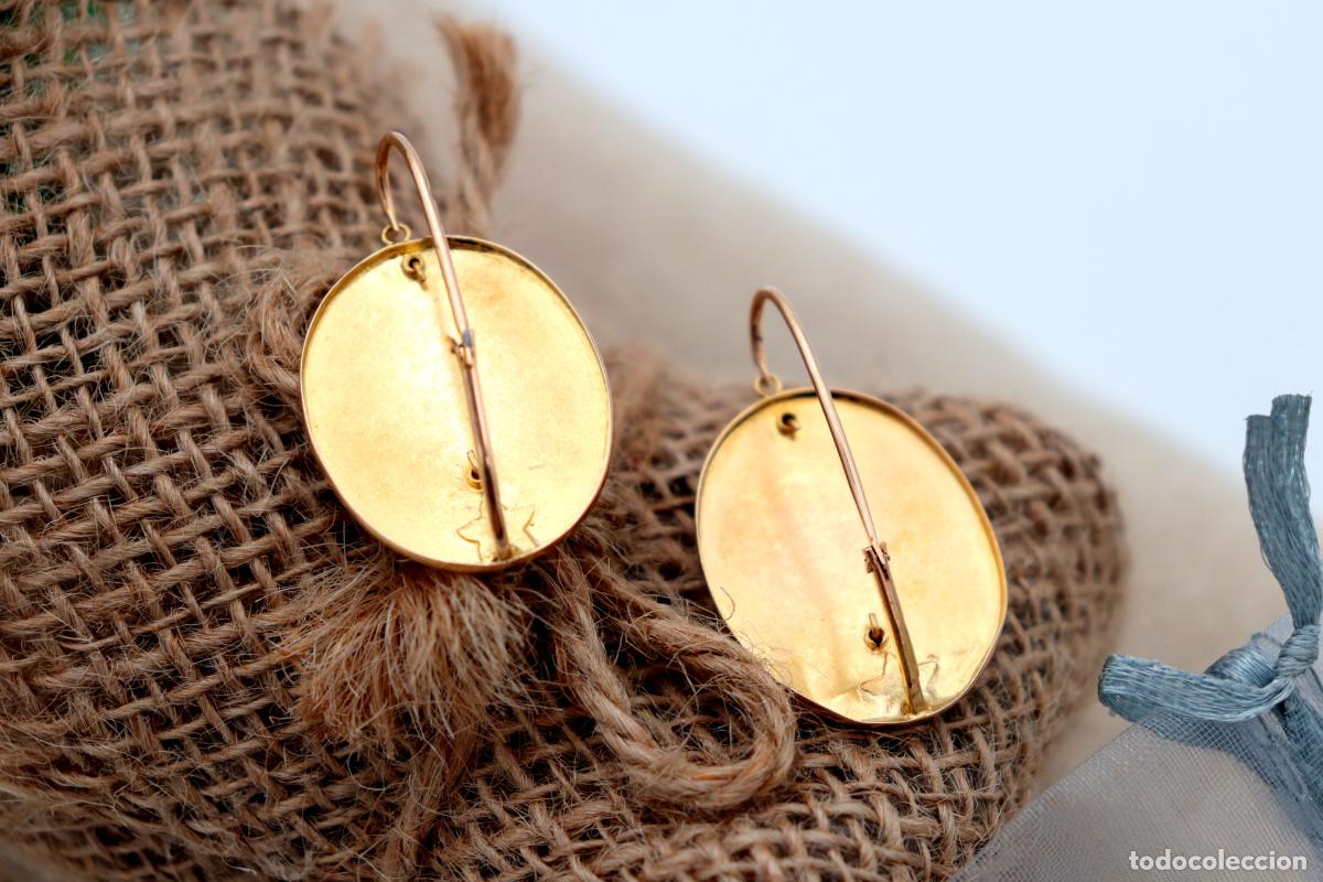 Joyeria: Pendientes de oro de 19,2 quilates con perlas - Foto 2