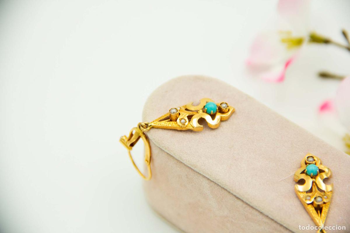 Joyeria: Pendientes en Oro de 19,2K - Foto 3