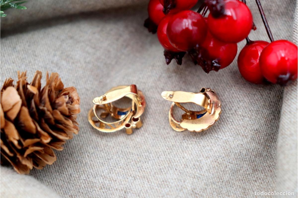 Joyeria: Pendientes de oro de 19,2 quilates - Art D&eacute;co - Foto 2
