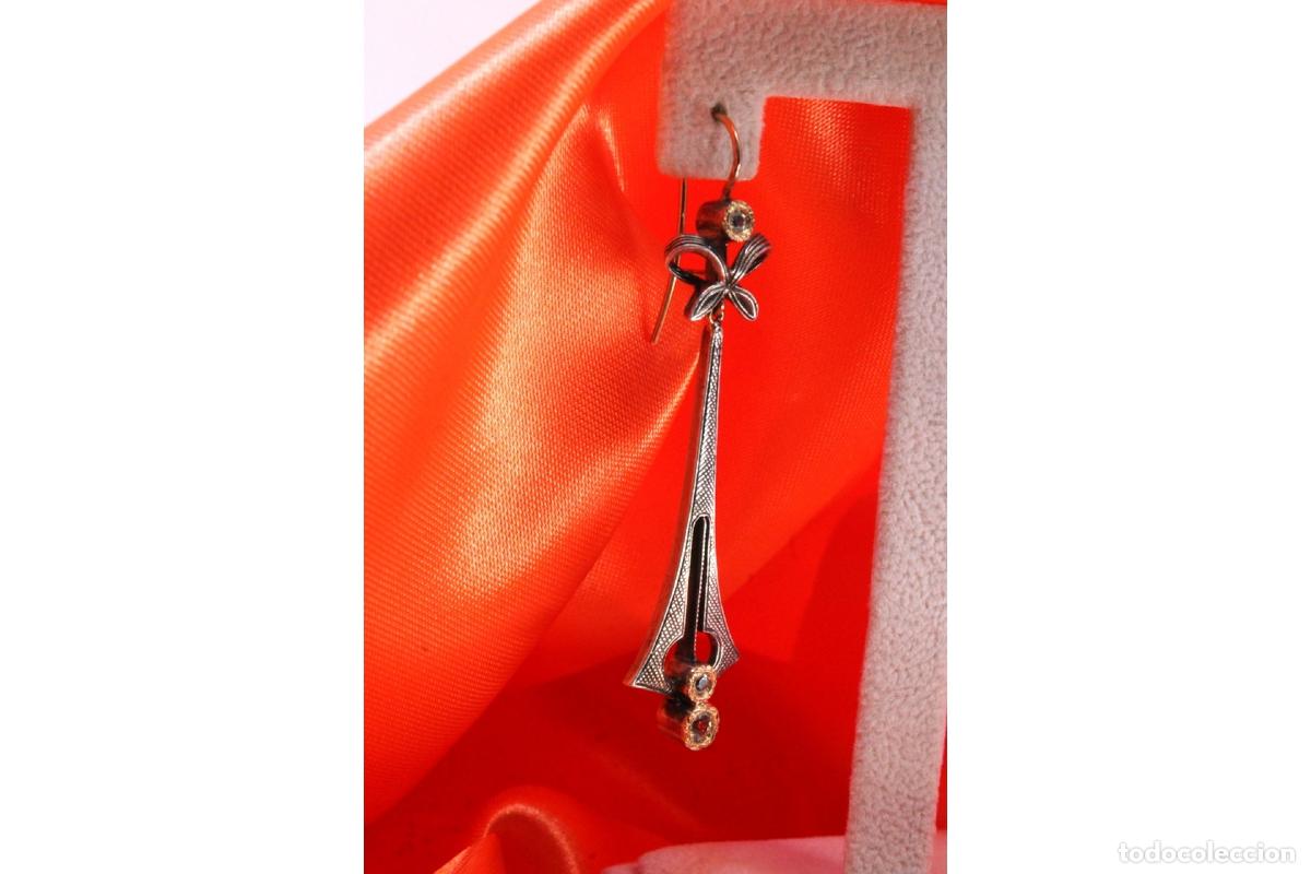 Joyeria: Pendientes en oro y plata de 19,2K. - Foto 9