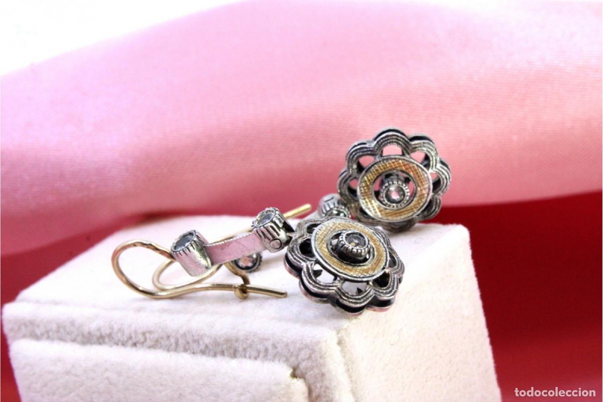Joyeria: Pendientes en oro y plata de 19,2K. - Foto 6