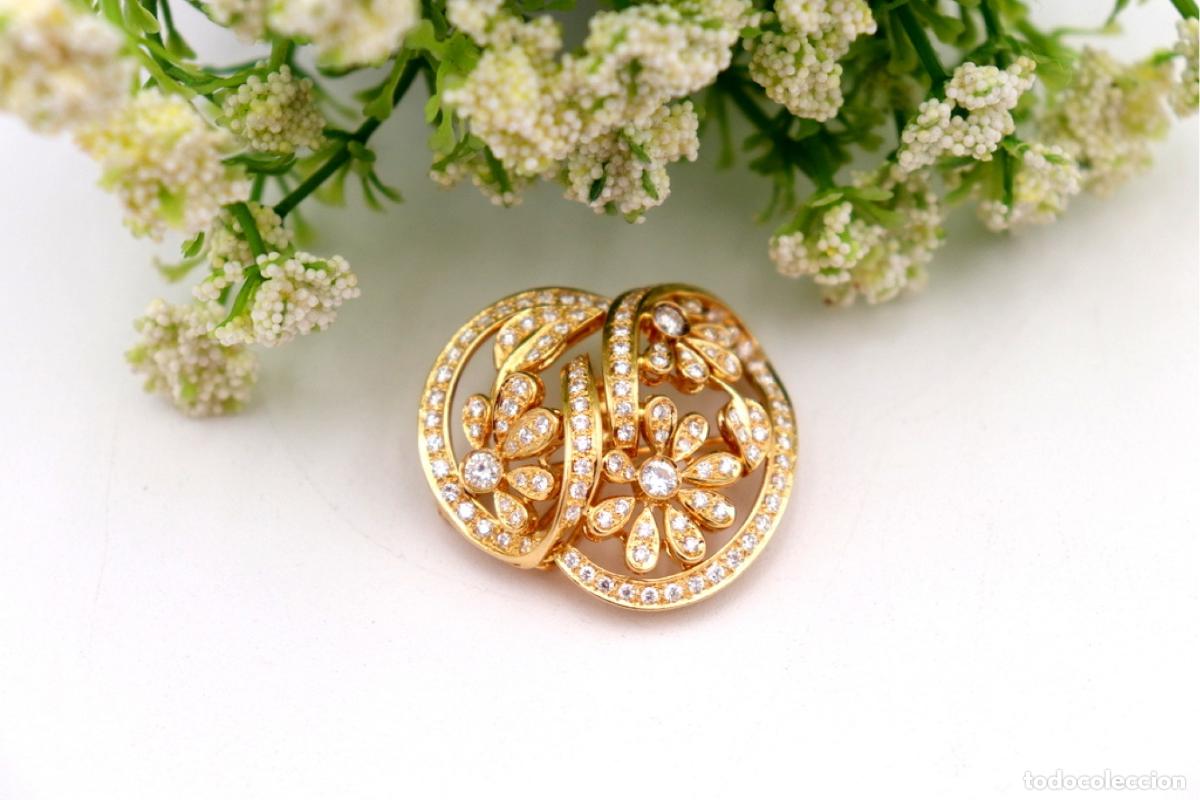 Joyeria: Broche de oro de 18 quilates con diamantes - Foto 1