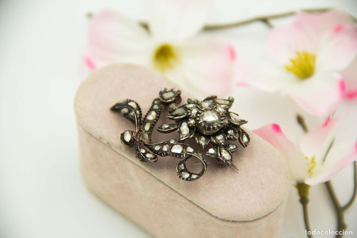 Joyeria: Broche/diadema de plata con diamantes. - Foto 2