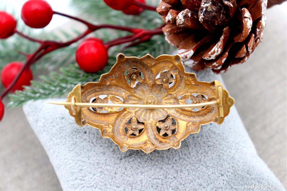 Joyeria: Broche de oro de 19,2 quilates con diamantes - Foto 4