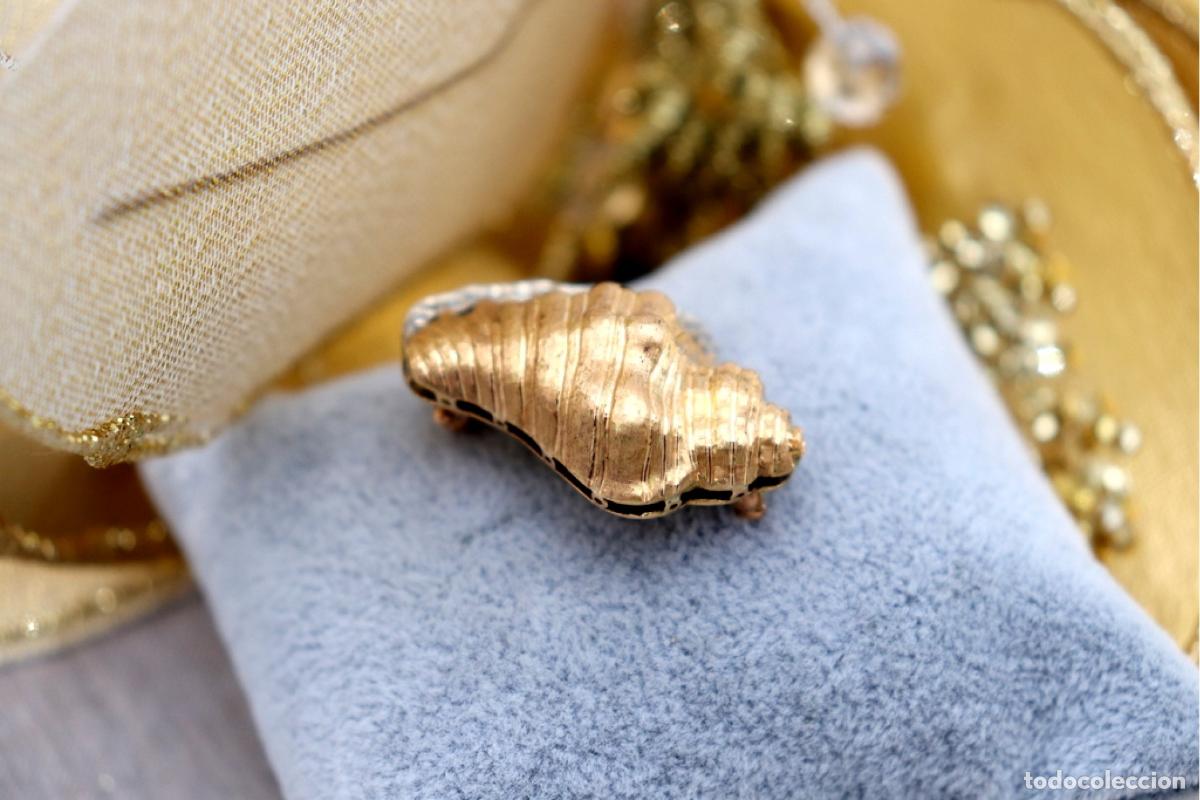 Joyeria: Broche de oro de 19,2 quilates con diamantes - Buzios - Foto 3