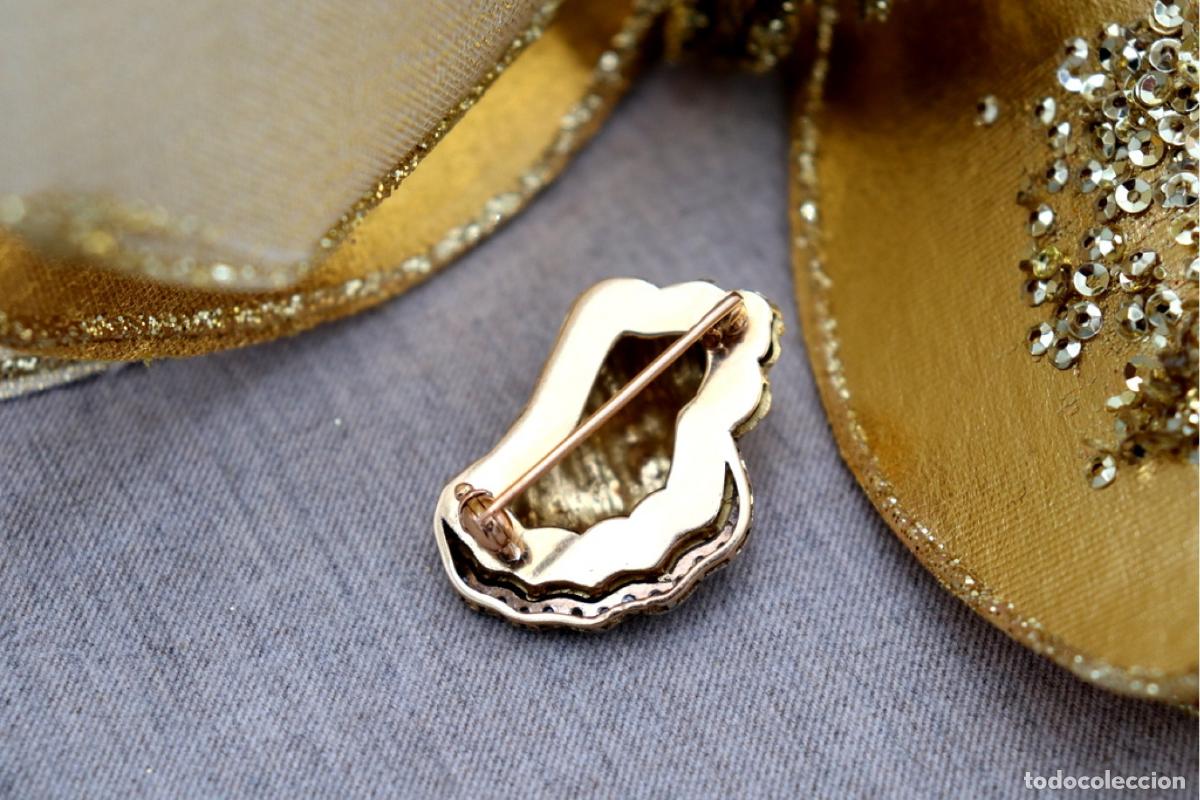 Joyeria: Broche de oro de 19,2 quilates con diamantes - Buzios - Foto 5