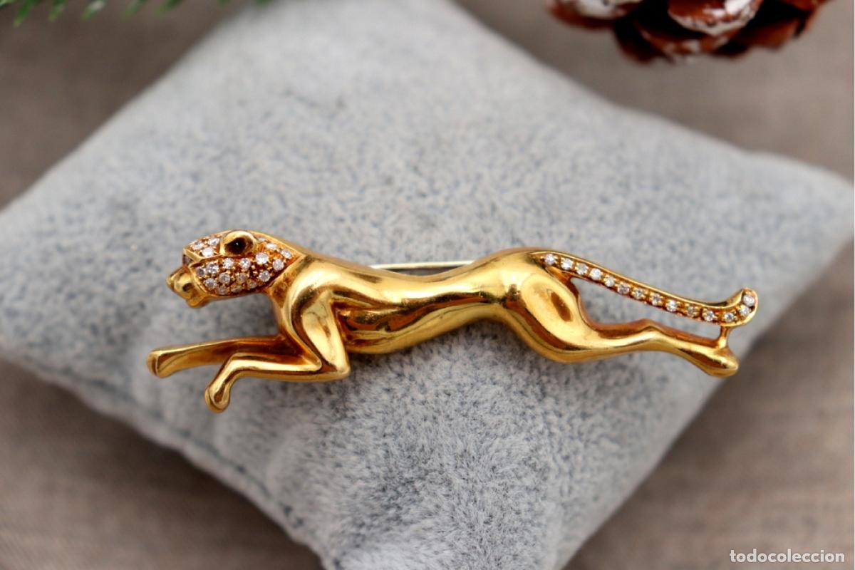 Joyeria: Broche de oro de 18 quilates con diamantes - Chita - Foto 6