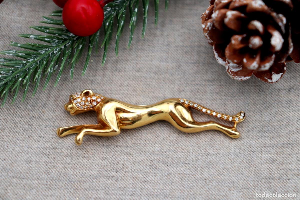 Joyeria: Broche de oro de 18 quilates con diamantes - Chita - Foto 7