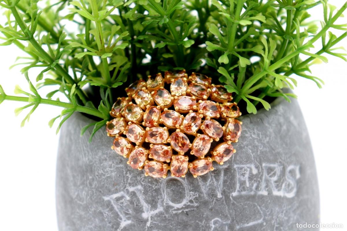 Joyeria: Broche de oro de 19,2 quilates con tanzanitas - Foto 5
