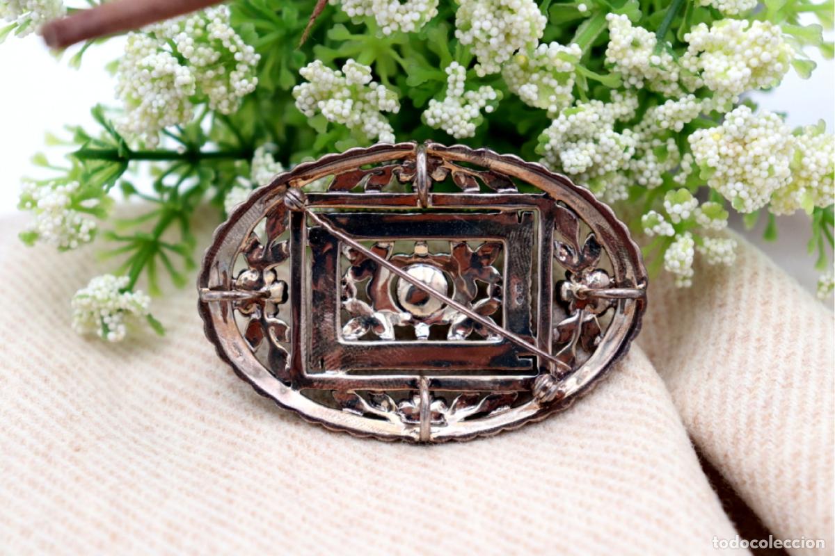 Joyeria: Broche de plata con perlas - Foto 3